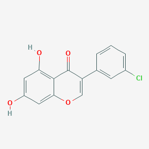 molecular formula C15H9ClO4 B3063250 3-(3-Chloro-phenyl)-5,7-dihydroxy-chromen-4-one CAS No. 62845-10-7