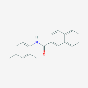 molecular formula C20H19NO B306332 N-(2,4,6-trimethylphenyl)naphthalene-2-carboxamide 