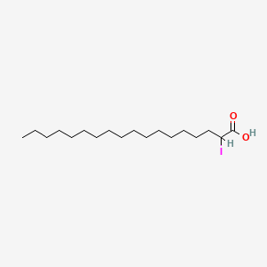 Octadecanoic acid, 2-iodo-
