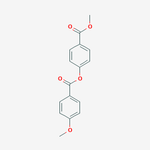molecular formula C16H14O5 B306335 (4-Methoxycarbonylphenyl) 4-methoxybenzoate CAS No. 50649-66-6