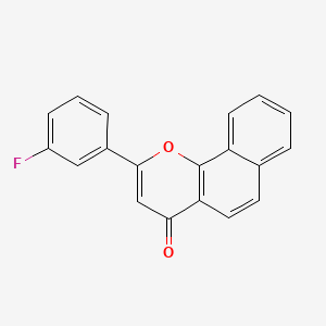 molecular formula C19H11FO2 B3063354 2-(3-Fluoro-phenyl)-benzo[h]chromen-4-one CAS No. 652138-30-2
