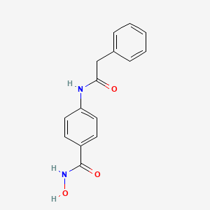 N-hydroxy-4-[(2-phenylacetyl)amino]benzamide