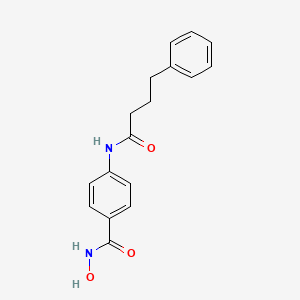 molecular formula C17H18N2O3 B3063388 n-Hydroxy-4-(4-phenylbutyryl-amino)benzamide CAS No. 656261-24-4
