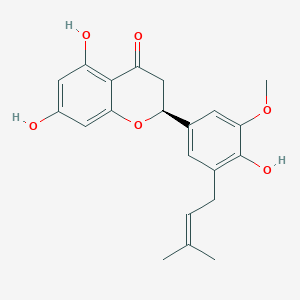 molecular formula C21H22O6 B3063458 5'-Prenylhomoeriodictyol CAS No. 671781-82-1