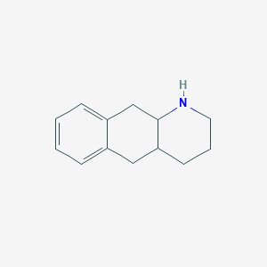 molecular formula C13H17N B3063480 1,2,3,4,4a,5,10,10a-Octahydro-benzo[g]quinoline CAS No. 67728-01-2