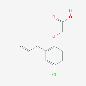 molecular formula C11H11ClO3 B3063530 (2-Allyl-4-chloro-phenoxy)-acetic acid CAS No. 6964-26-7