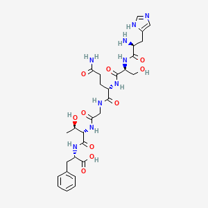 molecular formula C29H41N9O10 B3063537 Glucagon-(1-6) CAS No. 69658-84-0