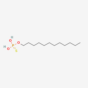 molecular formula C12H25O3PS-2 B3063556 Dodecyl-thiophosphate CAS No. 710277-85-3