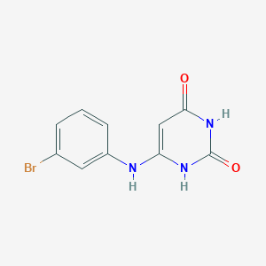 molecular formula C10H8BrN3O2 B3063587 6-(3-Bromo-phenylamino)-1H-pyrimidine-2,4-dione CAS No. 72255-49-3