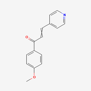 molecular formula C15H13NO2 B3063604 1-(4-Methoxyphenyl)-3-(pyridin-4-yl)prop-2-en-1-one CAS No. 72512-24-4