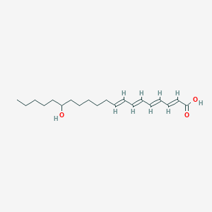 molecular formula C20H32O3 B3063621 Eicosatetraenoic acid, 15-hydroxy- CAS No. 73180-00-4