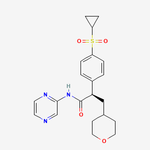 molecular formula C21H25N3O4S B3063645 Glucokinase activator (gka) (R)-1 CAS No. 745051-65-4