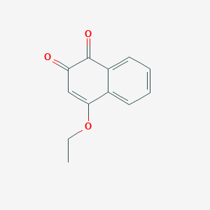 molecular formula C12H10O3 B3063656 4-Ethoxynaphthalene-1,2-dione CAS No. 7473-19-0