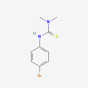 molecular formula C9H11BrN2S B3063665 3-(4-Bromophenyl)-1,1-dimethylthiourea CAS No. 75105-07-6