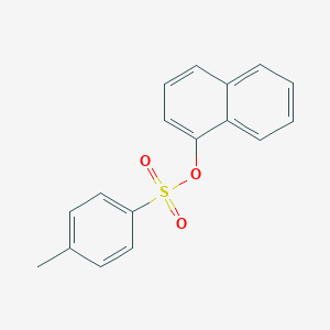 molecular formula C17H14O3S B306368 Naphthalen-1-yl 4-methylbenzenesulfonate 