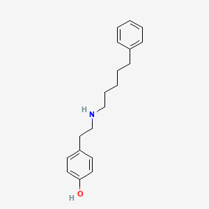 4-[2-(5-Phenyl-pentylamino)-ethyl]-phenol