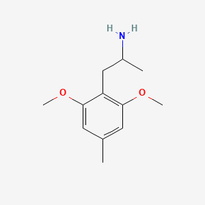 molecular formula C12H19NO2 B3063821 1-(2,6-Dimethoxy-4-methylphenyl)propan-2-amine CAS No. 80888-36-4