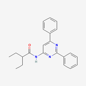 N-(2,6-diphenylpyrimidin-4-yl)-2-ethylbutyramide