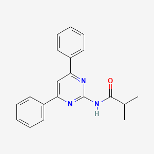 molecular formula C20H19N3O B3063913 N-(4,6-diphenylpyrimidin-2-yl)isobutyramide CAS No. 820961-68-0
