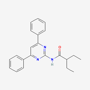 N-(4,6-diphenylpyrimidin-2-yl)-2-ethylbutyramide