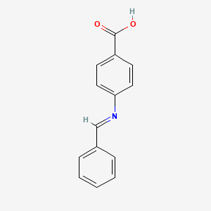 molecular formula C14H11NO2 B3063929 4-(benzylideneamino)benzoic Acid CAS No. 820985-82-8