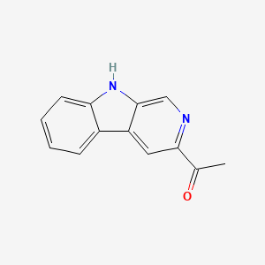molecular formula C13H10N2O B3063949 1-(9H-beta-Carbolin-3-yl)ethan-1-one CAS No. 82596-93-8