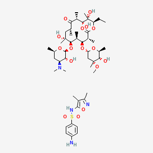 molecular formula C48H80N4O16S B3063971 Erythromycin/sulfisoxazole CAS No. 83047-45-4