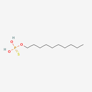 molecular formula C10H21O3PS-2 B3064012 Thiophosphoric acid decyl ester CAS No. 849721-54-6