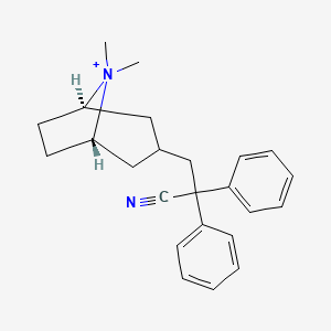molecular formula C24H29N2+ B3064033 Darotropium CAS No. 850689-51-9