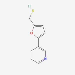 molecular formula C10H9NOS B3064058 2-Furanmethanethiol, 5-(3-pyridinyl)- CAS No. 859239-19-3