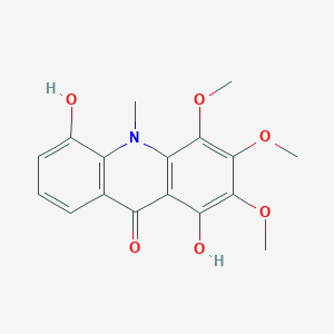 molecular formula C17H17NO6 B3064108 柠檬树碱 CAS No. 86680-34-4