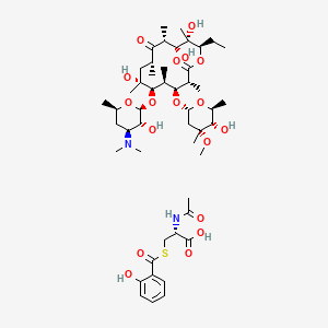 molecular formula C49H80N2O18S B3064145 Erythromycin salnacedin CAS No. 87573-04-4