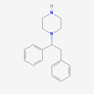 molecular formula C18H22N2 B3064160 1-(1,2-Diphenylethyl)piperazine CAS No. 88144-93-8