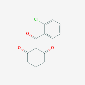molecular formula C13H11ClO3 B3064185 2-(2-Chlorobenzoyl)cyclohexane-1,3-dione CAS No. 88562-09-8