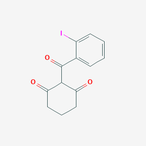 molecular formula C13H11IO3 B3064187 2-(2-Iodobenzoyl)cyclohexane-1,3-dione CAS No. 88562-10-1