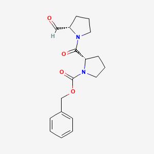 molecular formula C18H22N2O4 B3064193 Z-Pro-prolinal CAS No. 88795-32-8
