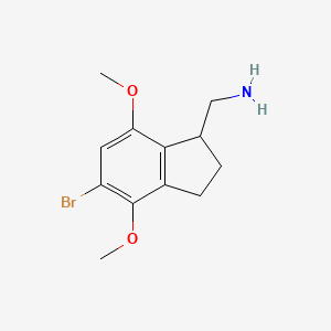 molecular formula C12H16BrNO2 B3064264 2CB-Ind CAS No. 912342-23-5