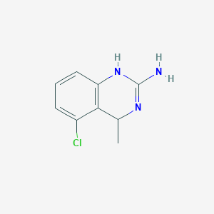 molecular formula C9H10ClN3 B3064275 5-Chloro-4-methyl-1,4-dihydroquinazolin-2-amine CAS No. 918134-82-4