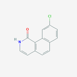 molecular formula C13H8ClNO B3064277 9-chlorobenzo[h]isoquinolin-1(2H)-one CAS No. 919290-40-7