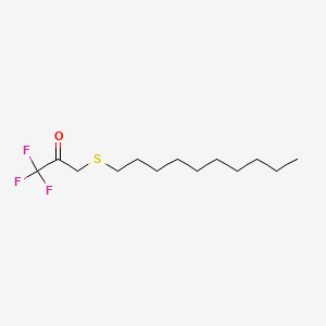 molecular formula C13H23F3OS B3064289 3-Decylsulfanyl-1,1,1-trifluoropropan-2-one CAS No. 92682-26-3