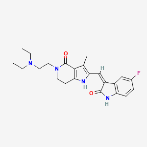 molecular formula C23H27FN4O2 B3064310 法美替尼 CAS No. 945380-27-8