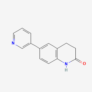 6-(Pyridin-3-yl)-3,4-dihydroquinolin-2(1H)-one