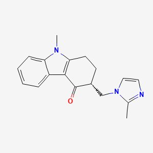 molecular formula C18H19N3O B3064368 Ondansetron, (3R)- CAS No. 99614-60-5