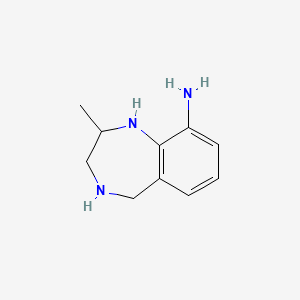 molecular formula C10H15N3 B3064397 2,3,4,5-四氢-2-甲基- CAS No. 1026649-65-9