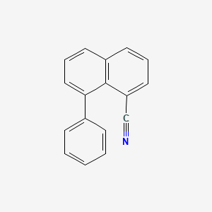 molecular formula C17H11N B3064452 8-Phenylnaphthalene-1-carbonitrile CAS No. 1071039-54-7
