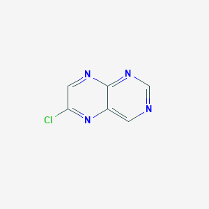 molecular formula C6H3ClN4 B3064489 6-Chloropteridine CAS No. 1125-82-2