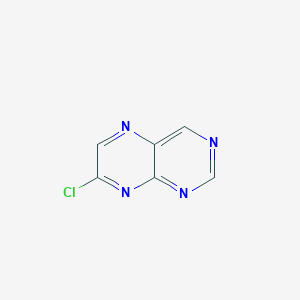 molecular formula C6H3ClN4 B3064492 7-Chloropteridine CAS No. 1125-84-4