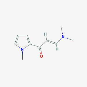 molecular formula C10H14N2O B3064541 (2E)-3-(Dimethylamino)-1-(1-methyl-1H-pyrrol-2-yl)prop-2-en-1-one CAS No. 1233858-32-6