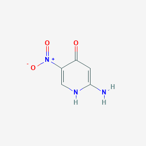 molecular formula C5H5N3O3 B3064549 2-Amino-4-hydroxy-5-nitropyridine CAS No. 1261269-83-3