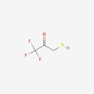 molecular formula C3H3F3OS B3064555 1,1,1-三氟-3-硫代丙-2-酮 CAS No. 127183-53-3